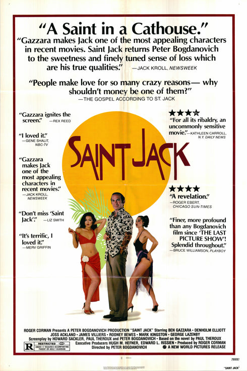 saint jack 1979 one sheet poster folded